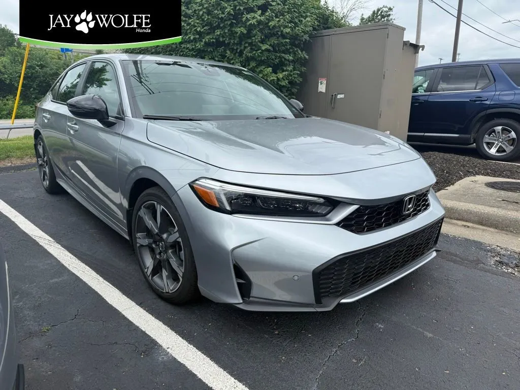 Silver 2026 Honda Civic Sedan Hybrid Sport Touring for sale in Kansas City, MO