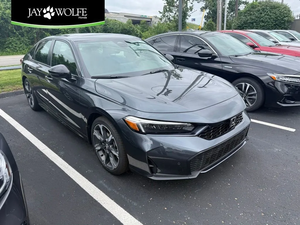 Gray 2026 Honda Civic Sedan Hybrid Sport Touring for sale in Kansas City, MO