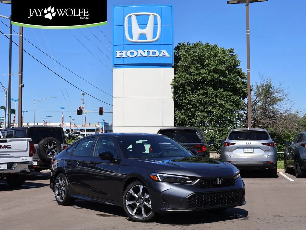 Gray 2026 Honda Civic Sedan Hybrid Sport Touring for sale in Kansas City, MO