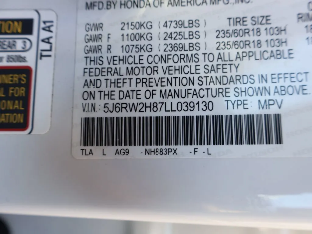 2020 Honda CR-V EX-L - Photo 34