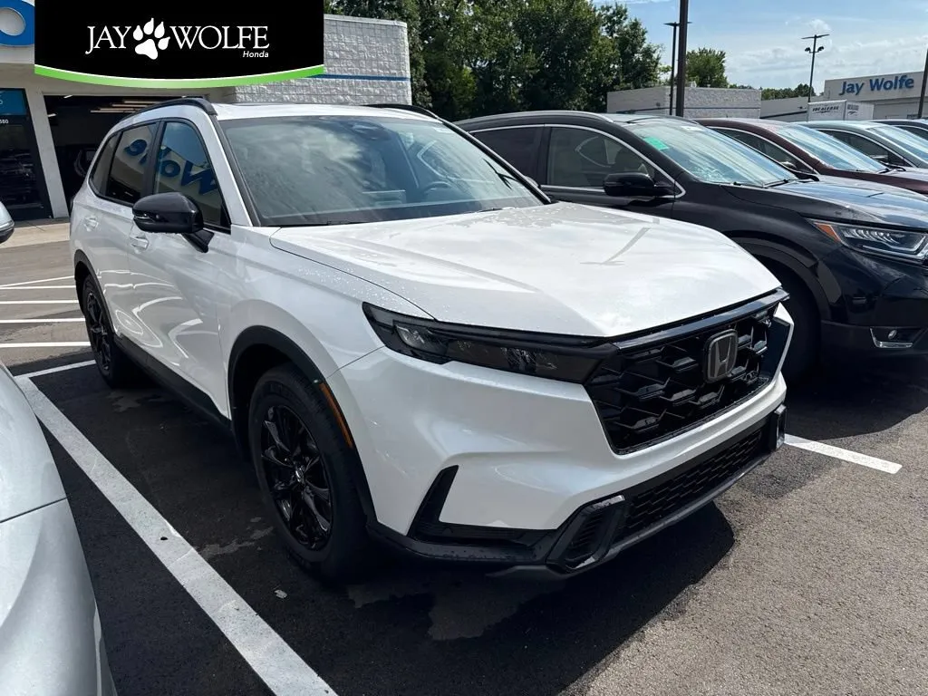 White 2026 Honda CR-V Hybrid Sport-L for sale in Kansas City, MO