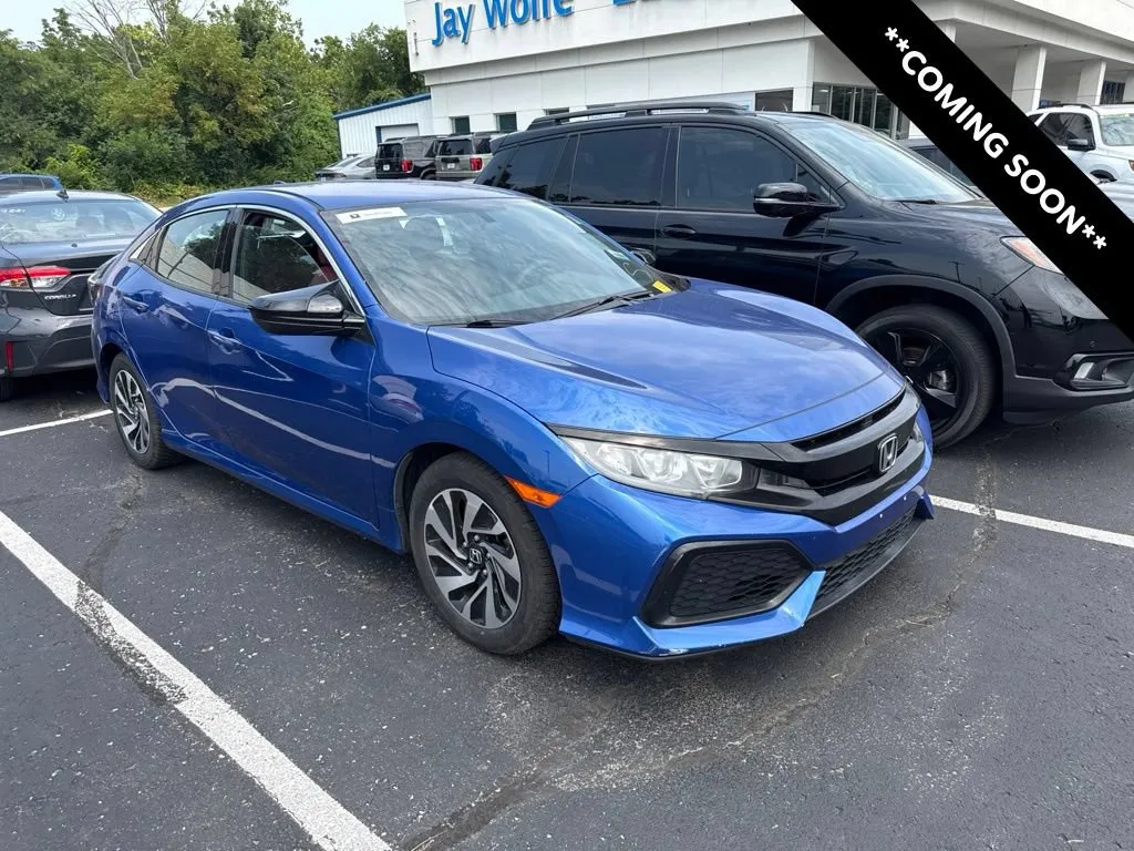 Blue 2018 Honda Civic Hatchback LX for sale in Kansas City, MO