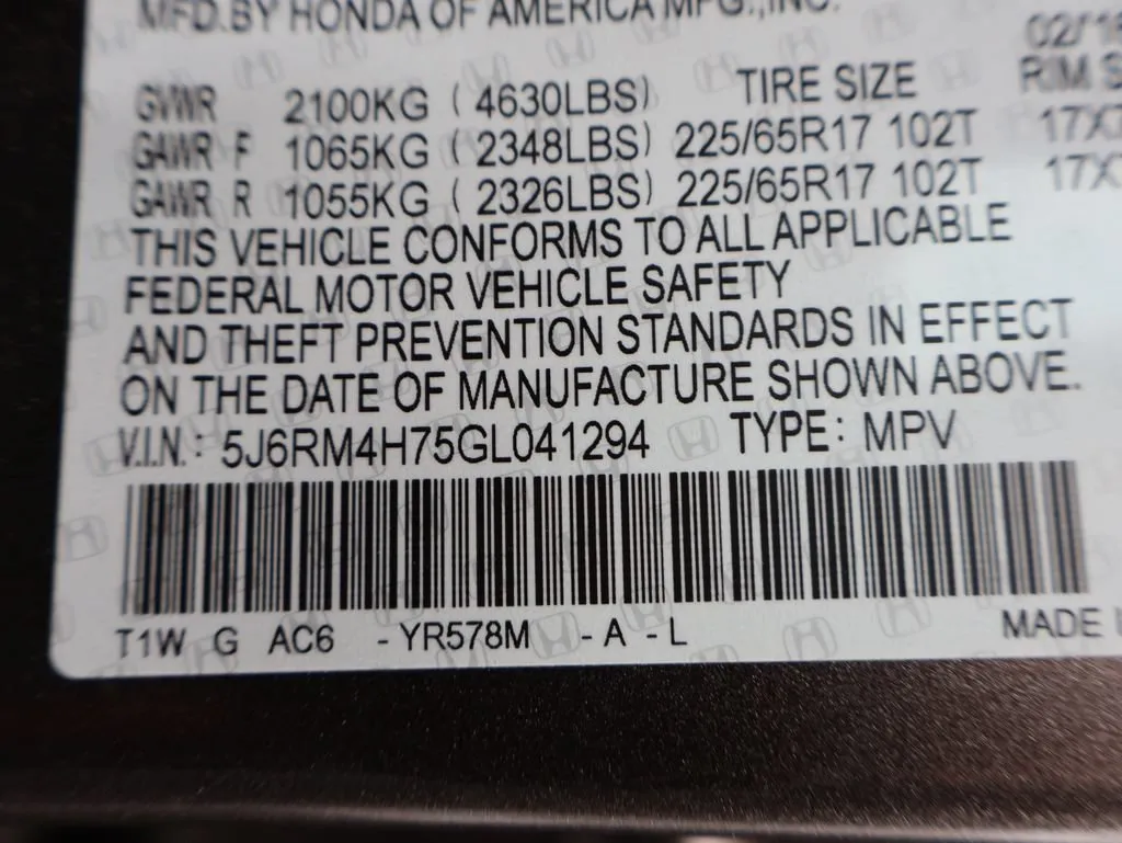 2016 Honda CR-V EX-L - Photo 33