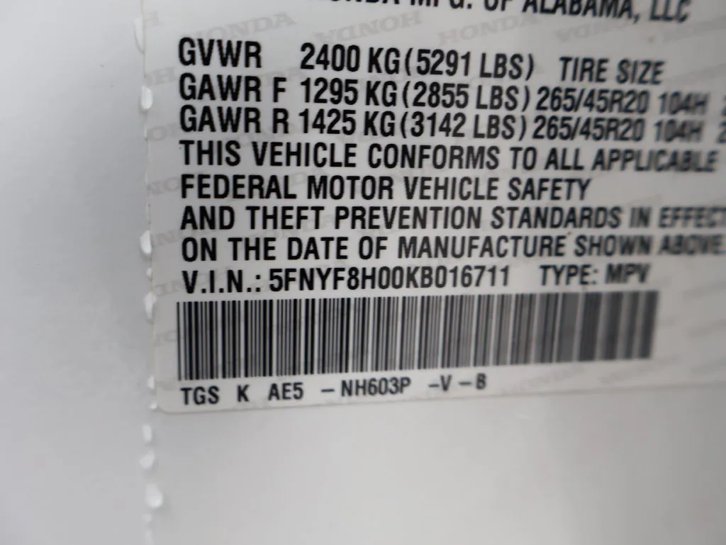 2019 Honda Passport Elite - Photo 36