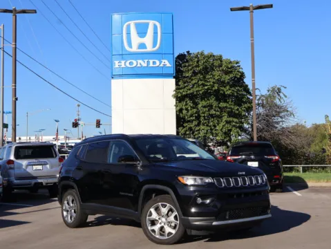 Black 2022 Jeep Compass Limited for sale in Kansas City, MO