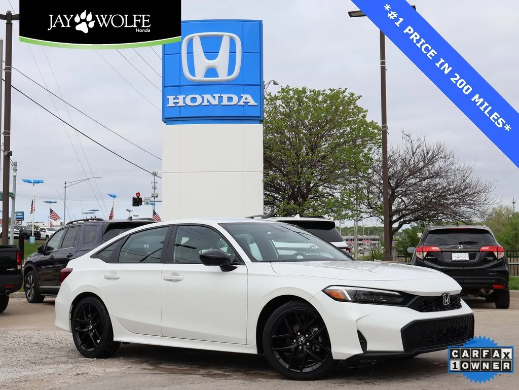 Used 2025 Honda Civic Sport with VIN 2HGFE2F58SH501180 for sale in Kansas City