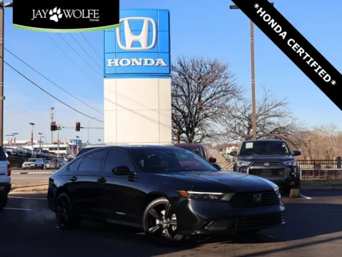 Black 2025 Honda Accord Hybrid Sport-L for sale in Kansas City, MO