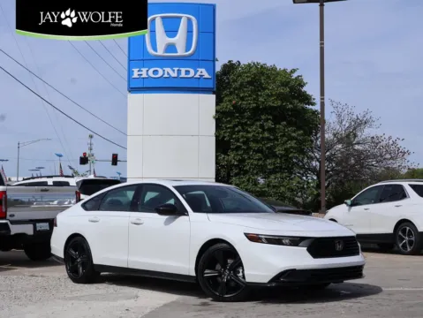 White 2025 Honda Accord Hybrid Sport-L for sale in Kansas City, MO