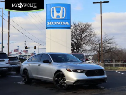 Silver 2025 Honda Accord Hybrid Sport-L for sale in Kansas City, MO