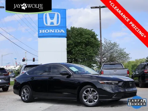 Black 2024 Honda Accord Sedan EX for sale in Kansas City, MO