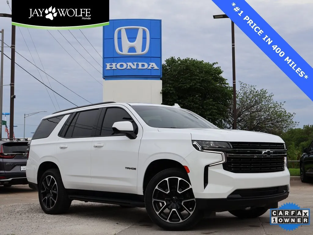 Used 2021 Chevrolet Tahoe RST with VIN 1GNSKRKD2MR408645 for sale in Kansas City