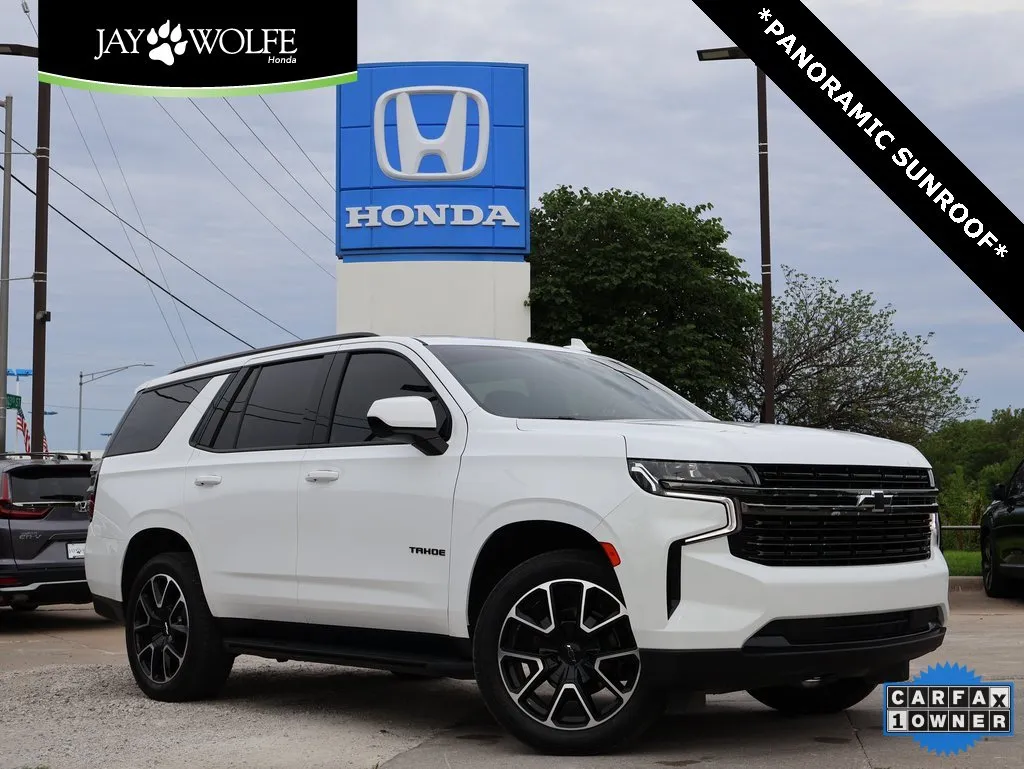 Used 2021 Chevrolet Tahoe RST with VIN 1GNSKRKD2MR408645 for sale in Kansas City