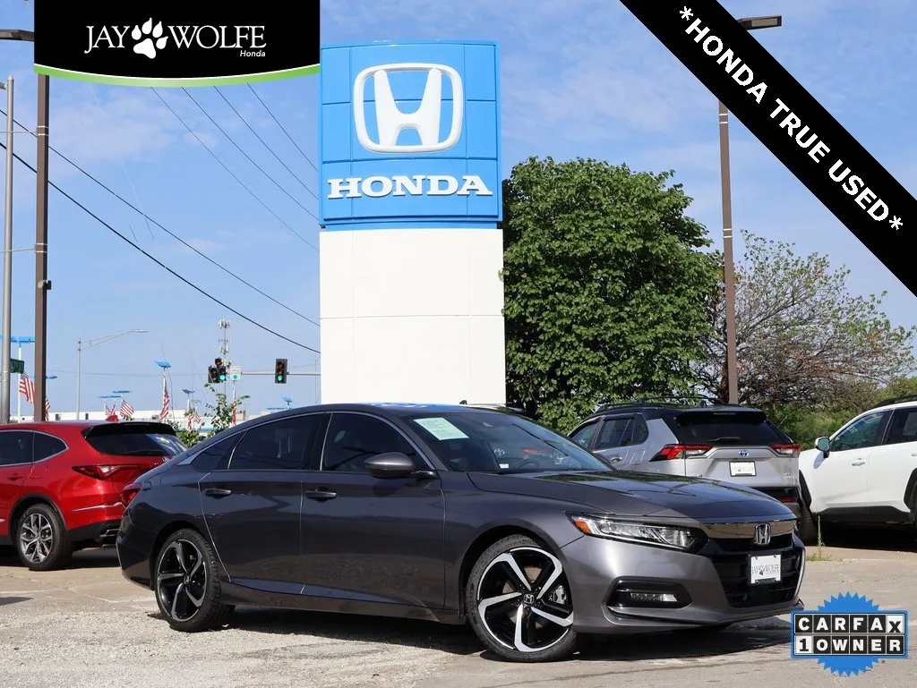 Used 2018 Honda Accord Sport with VIN 1HGCV2F35JA038235 for sale in Kansas City
