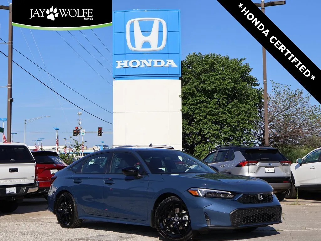 Blue 2025 Honda Civic Sedan Hybrid Sport for sale in Kansas City, MO