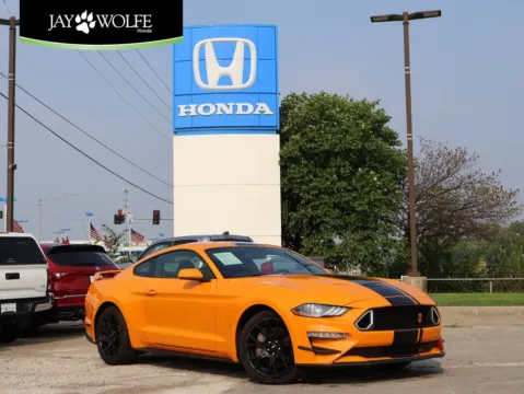 Orange 2019 Ford Mustang EcoBoost for sale in Kansas City, MO