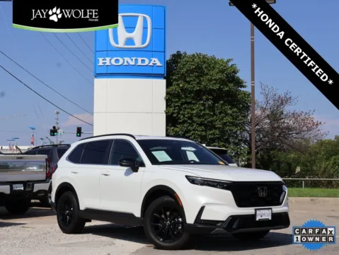 White 2024 Honda CR-V Hybrid Sport-L for sale in Kansas City, MO