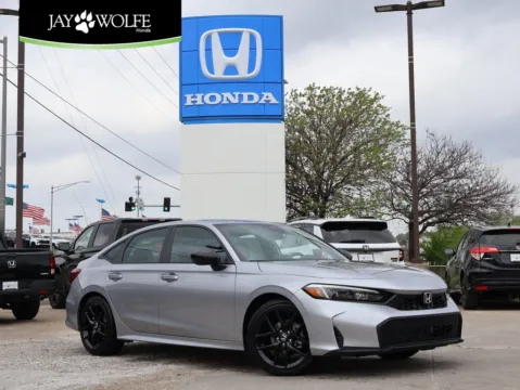 Silver 2025 Honda Civic Hatchback Sport for sale in Kansas City, MO