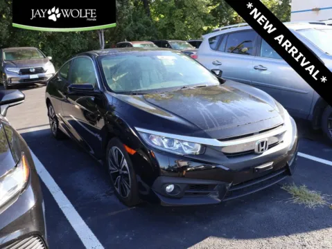 Black 2018 Honda Civic Coupe EX-T for sale in Kansas City, MO