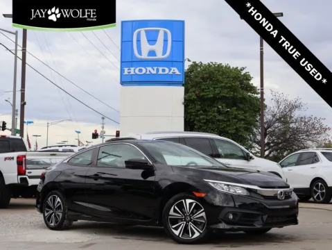 Black 2018 Honda Civic Coupe EX-T for sale in Kansas City, MO