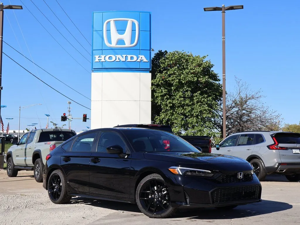Black 2026 Honda Civic Hatchback Sport for sale in Kansas City, MO
