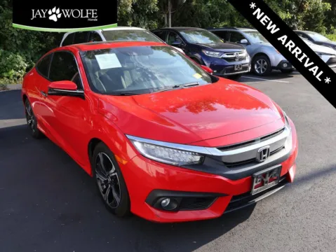Red 2017 Honda Civic Coupe Touring for sale in Kansas City, MO