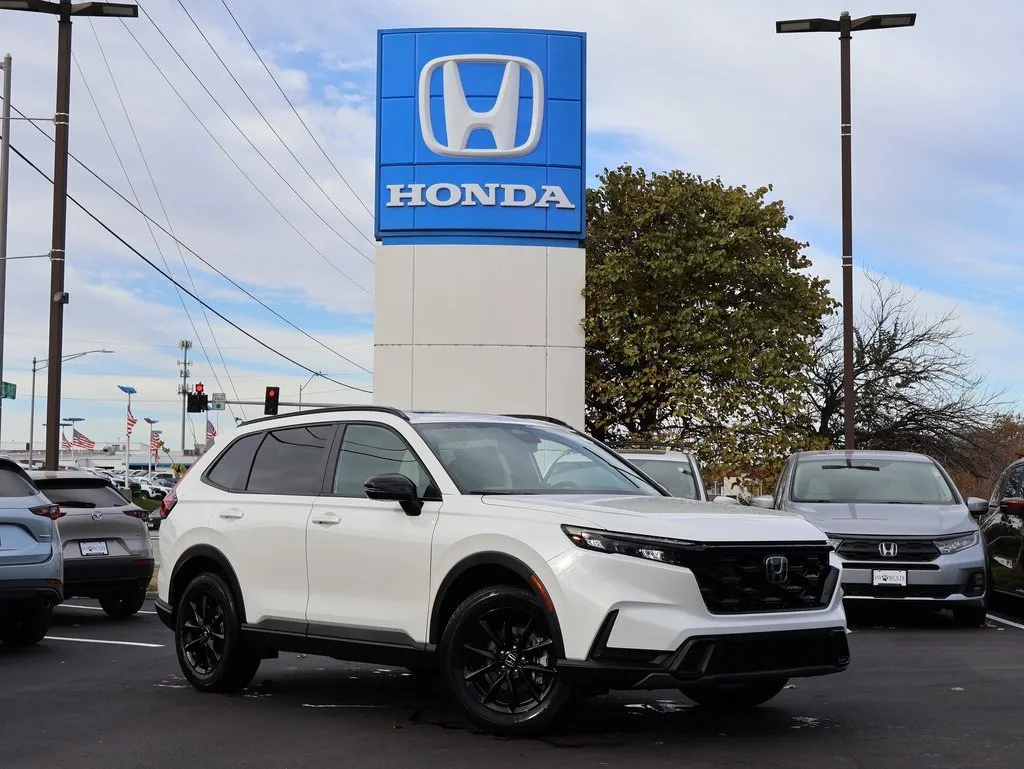 White 2026 Honda CR-V Hybrid Sport for sale in Kansas City, MO