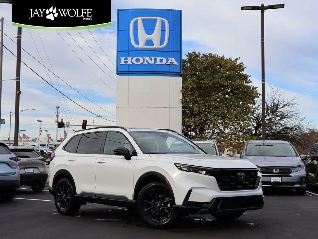 White 2026 Honda CR-V Hybrid Sport for sale in Kansas City, MO