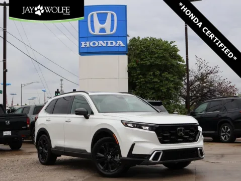 White 2025 Honda CR-V Hybrid Sport Touring for sale in Kansas City, MO