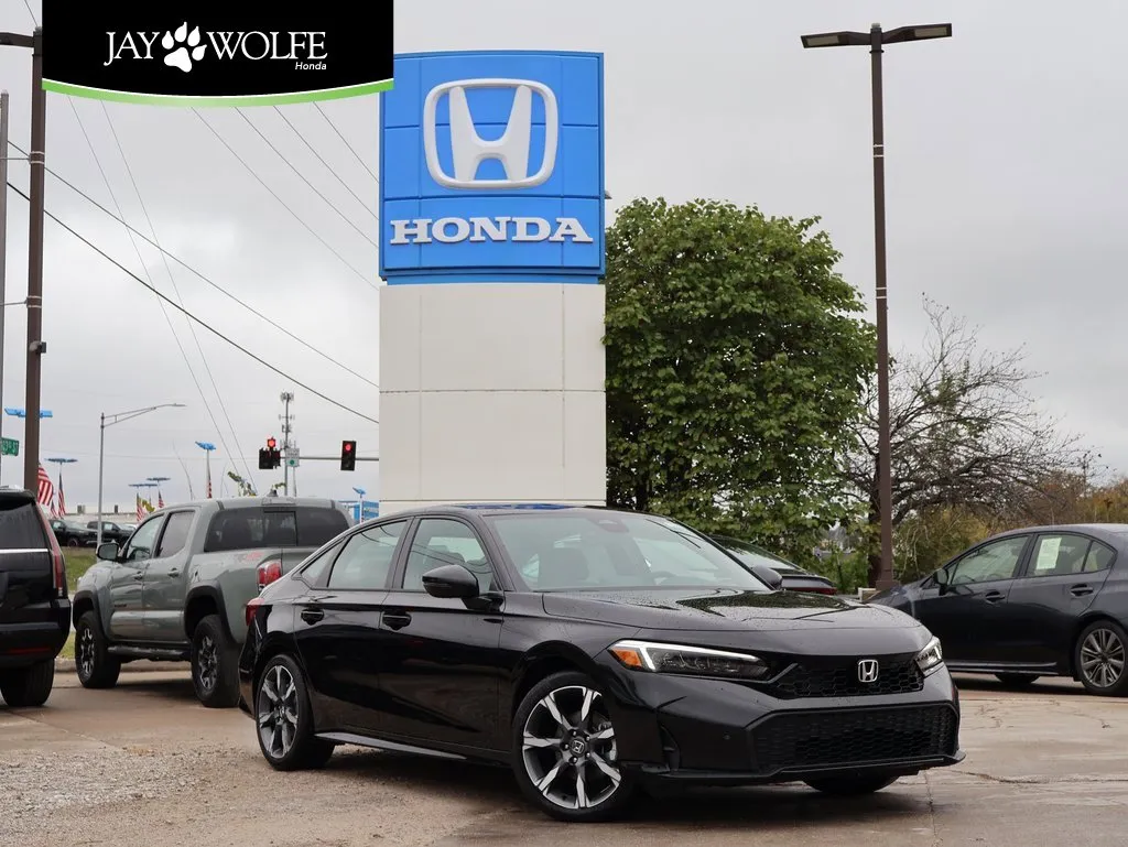 Black 2026 Honda Civic Sedan Hybrid Sport Touring for sale in Kansas City, MO