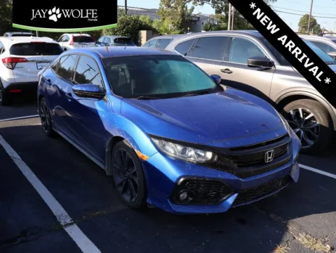 Blue 2018 Honda Civic Hatchback Sport for sale in Kansas City, MO