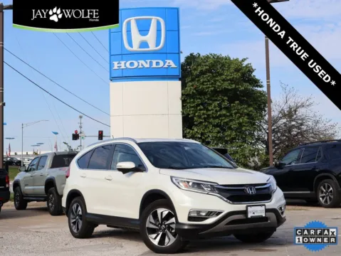 White 2015 Honda CR-V Touring for sale in Kansas City, MO