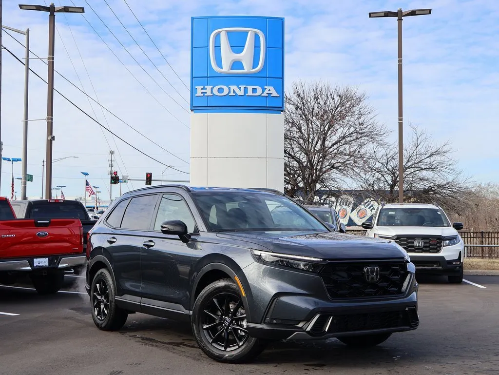 Gray 2026 Honda CR-V Hybrid Sport-L for sale in Kansas City, MO