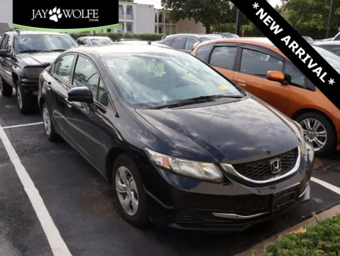 Black 2015 Honda Civic Sedan LX for sale in Kansas City, MO