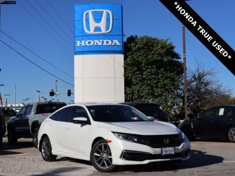 White 2019 Honda Civic Sedan EX for sale in Kansas City, MO