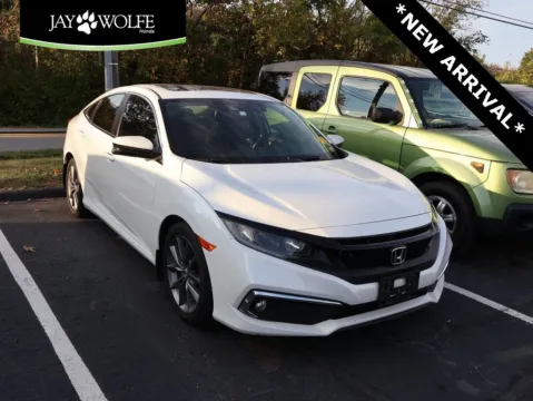 White 2019 Honda Civic Sedan EX for sale in Kansas City, MO