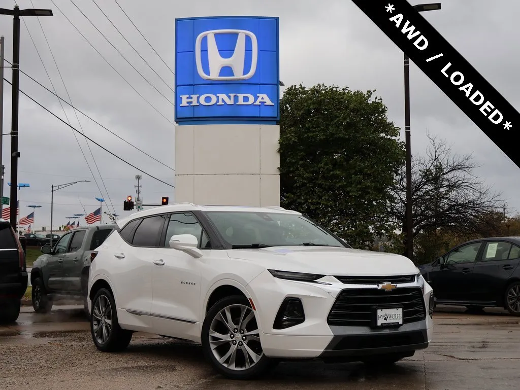 Used 2020 Chevrolet Blazer Premier with VIN 3GNKBLRSXLS669695 for sale in Kansas City