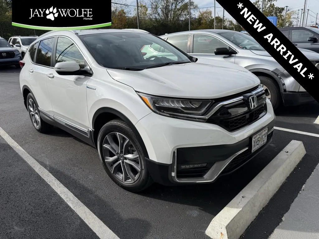 White 2022 Honda CR-V Hybrid Touring for sale in Kansas City, MO
