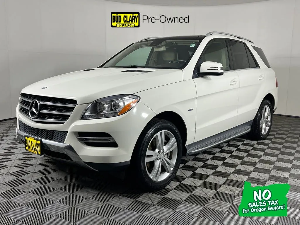 White 2012 Mercedes-Benz M-Class ML 350 for sale in Longview, WA