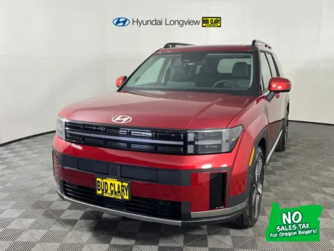 Red 2026 Hyundai Santa Fe Hybrid Limited for sale in Longview, WA