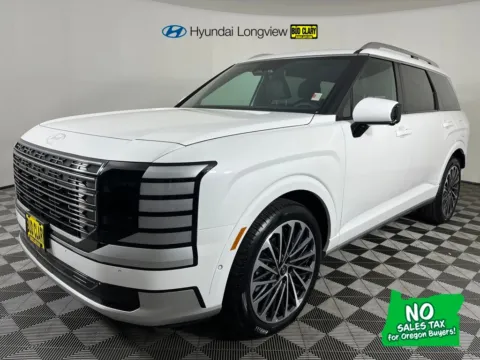 White 2026 Hyundai Palisade Calligraphy for sale in Longview, WA