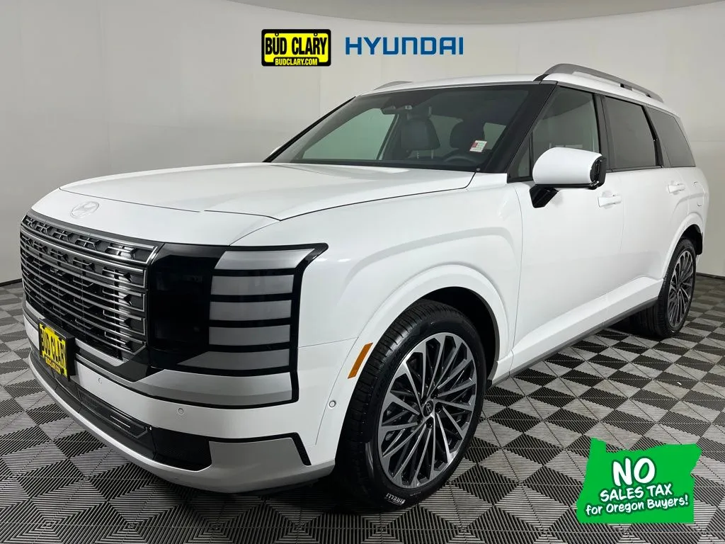 White 2026 Hyundai Palisade Calligraphy for sale in Longview, WA