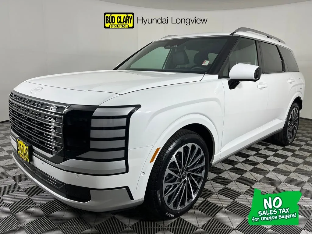 White 2026 Hyundai Palisade Calligraphy for sale in Longview, WA