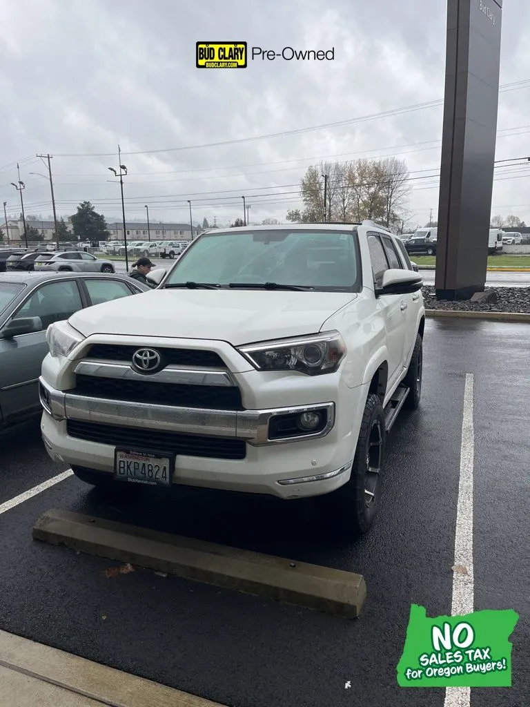 White 2018 Toyota 4Runner Limited for sale in Longview, WA