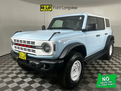 Blue 2025 Ford Bronco Heritage Edition for sale in Longview, WA