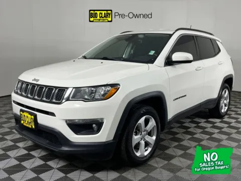 White 2018 Jeep Compass Latitude for sale in Longview, WA