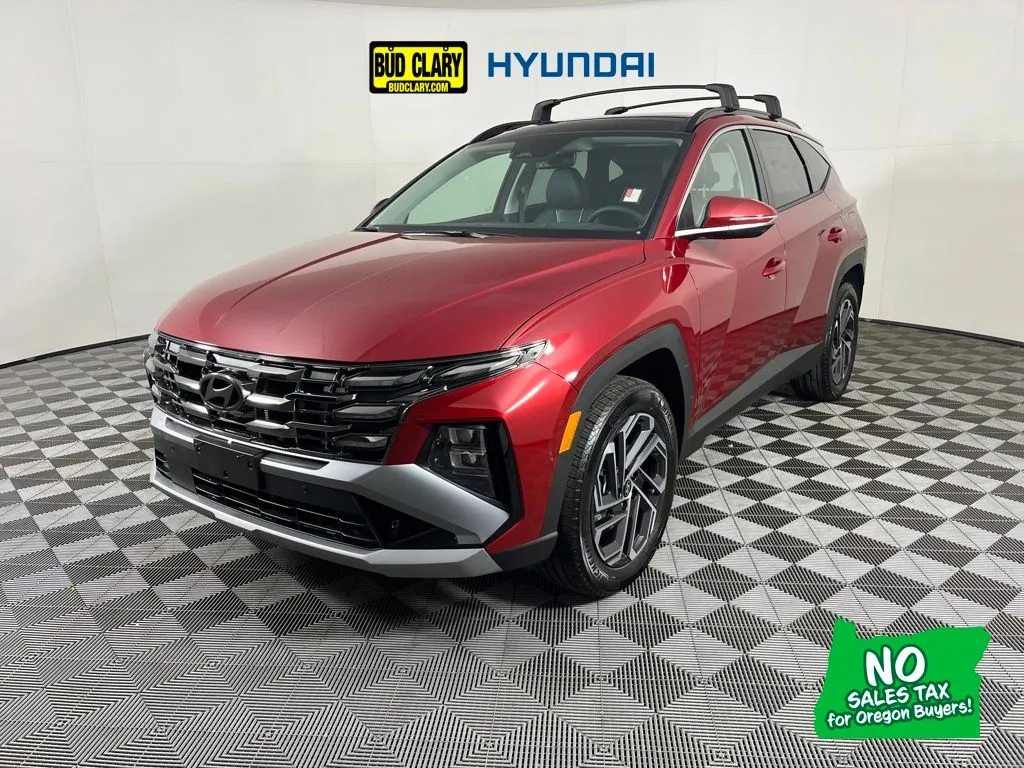 Red 2026 Hyundai Tucson Hybrid Limited for sale in Longview, WA