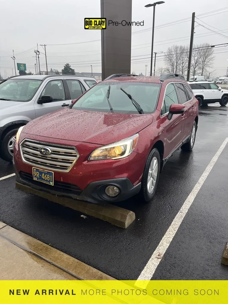 Red 2017 Subaru Outback 2.5i Premium for sale in Longview, WA