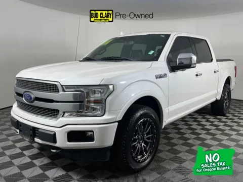 White 2018 Ford F-150 Platinum for sale in Longview, WA