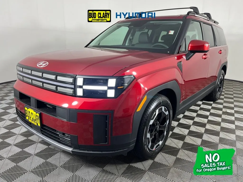 Red 2026 Hyundai Santa Fe SEL for sale in Longview, WA