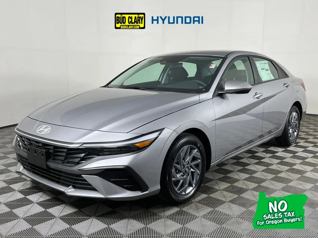 Gray 2026 Hyundai Elantra Hybrid Blue for sale in Longview, WA